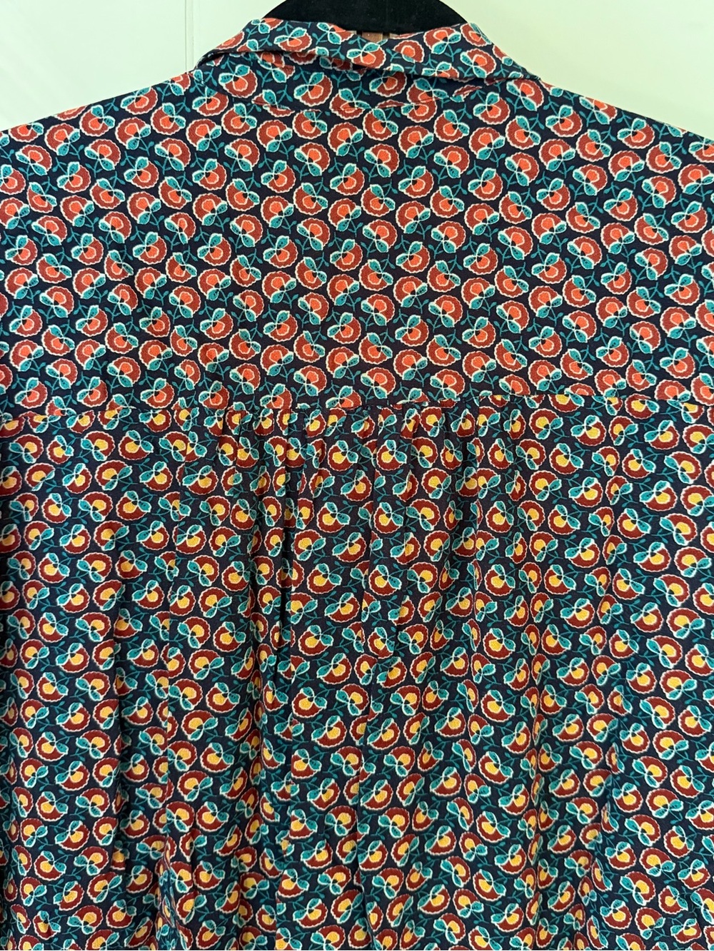 Anthropologie Maeve Janie Flounced Peasant Blouse Boho Floral Cottagecore - 12 - Picture 10 of 12
